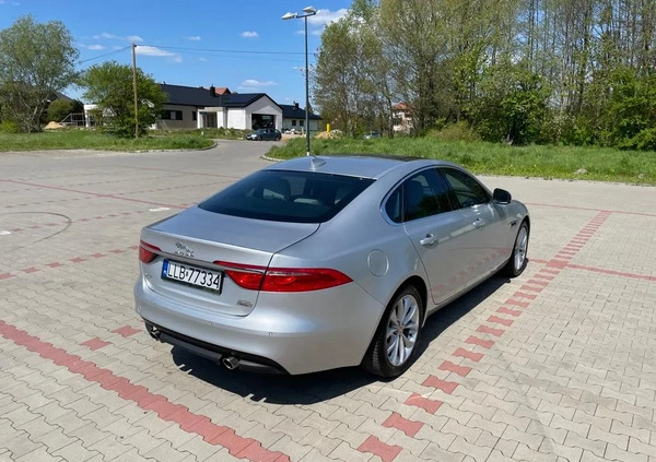 Jaguar XF cena 89000 przebieg: 93000, rok produkcji 2018 z Lubartów małe 781